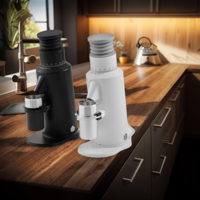 Voltaggio personalizzato 64mm Flat Burr Espresso Bean Grinder 120g Capacità