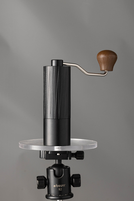 Corpo in lega di alluminio per macinino da caffè manuale personalizzato in acciaio da 25 g