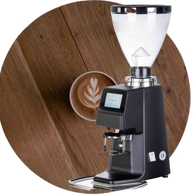 Macinacaffè commerciale di alluminio Flat Burr Manual