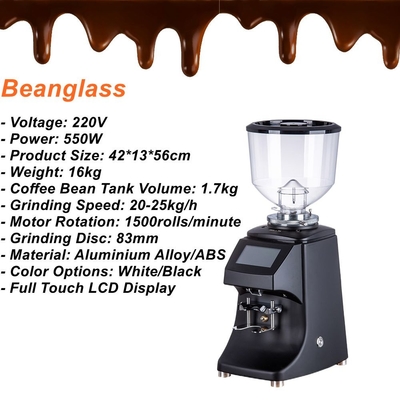 Caffè commerciale intelligente Bean Grinder Espresso Coffee Grinder