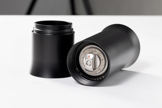 Più piccolo Burr Plastic Outdoor Coffee Grinder portatile con la maniglia della noce