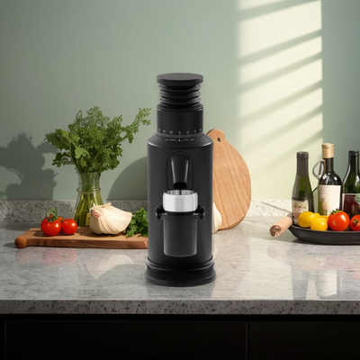 120 g di alluminio / lega di zinco macinatrice di chicchi di caffè bianco / nero