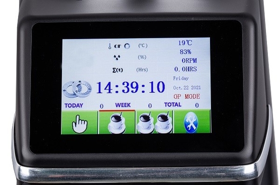 smerigliatrice del mulino di caffè di Temperature Monitoring Display del macinacaffè del touch screen 1500rpm