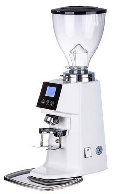Tastiera per il caffè a schermo tattile 370W Tastiera elettrica per chicchi nera/bianca 10-15kg/h Velocità di macinazione